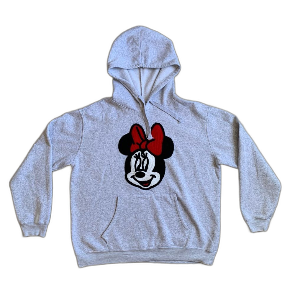 Disney Minnie Mouse Gray Hoodie Size XL